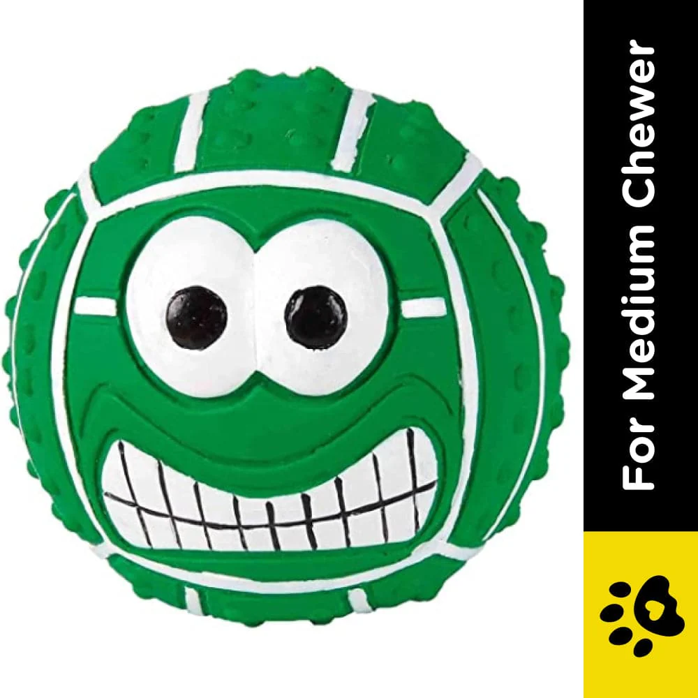 Trixie Sport Ball with Motif Latex Toy for Dogs (Green) - Image 2