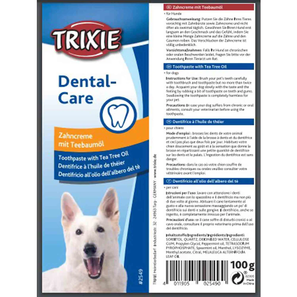 Trixie Toothpaste with Tea Tree Oil for Dogs - Image 4
