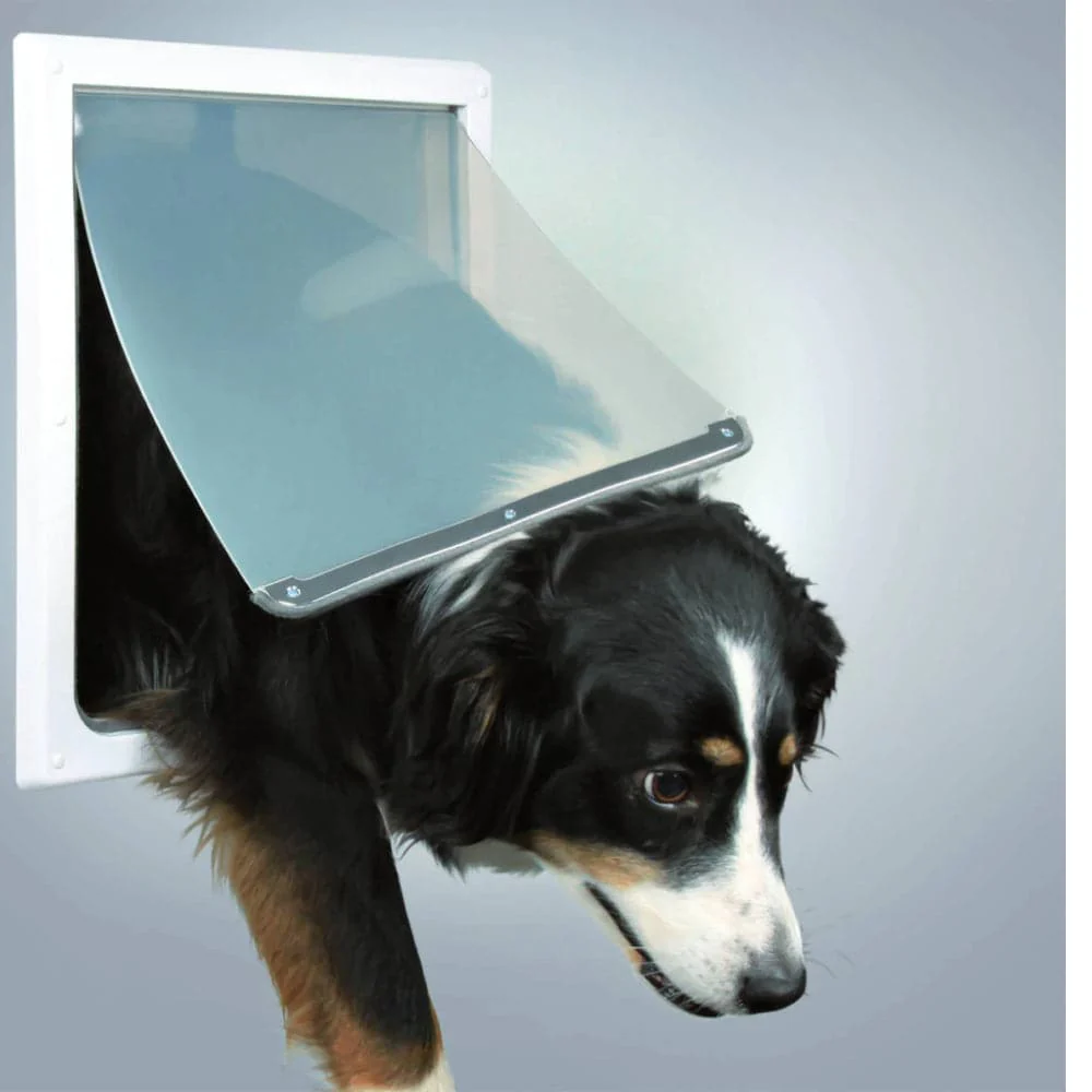 Trixie Two Way Flap with Tunnel for Dogs (White) - Image 4