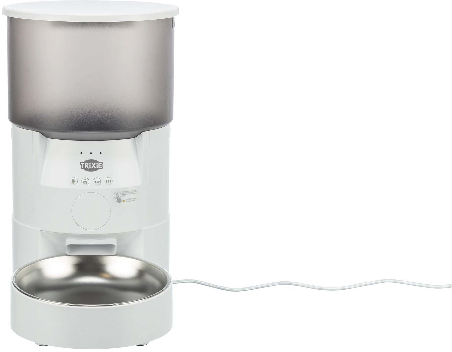 Trixie TX S Smart Automatic Food Dispenser for Dogs and Cats (White) - Image 2