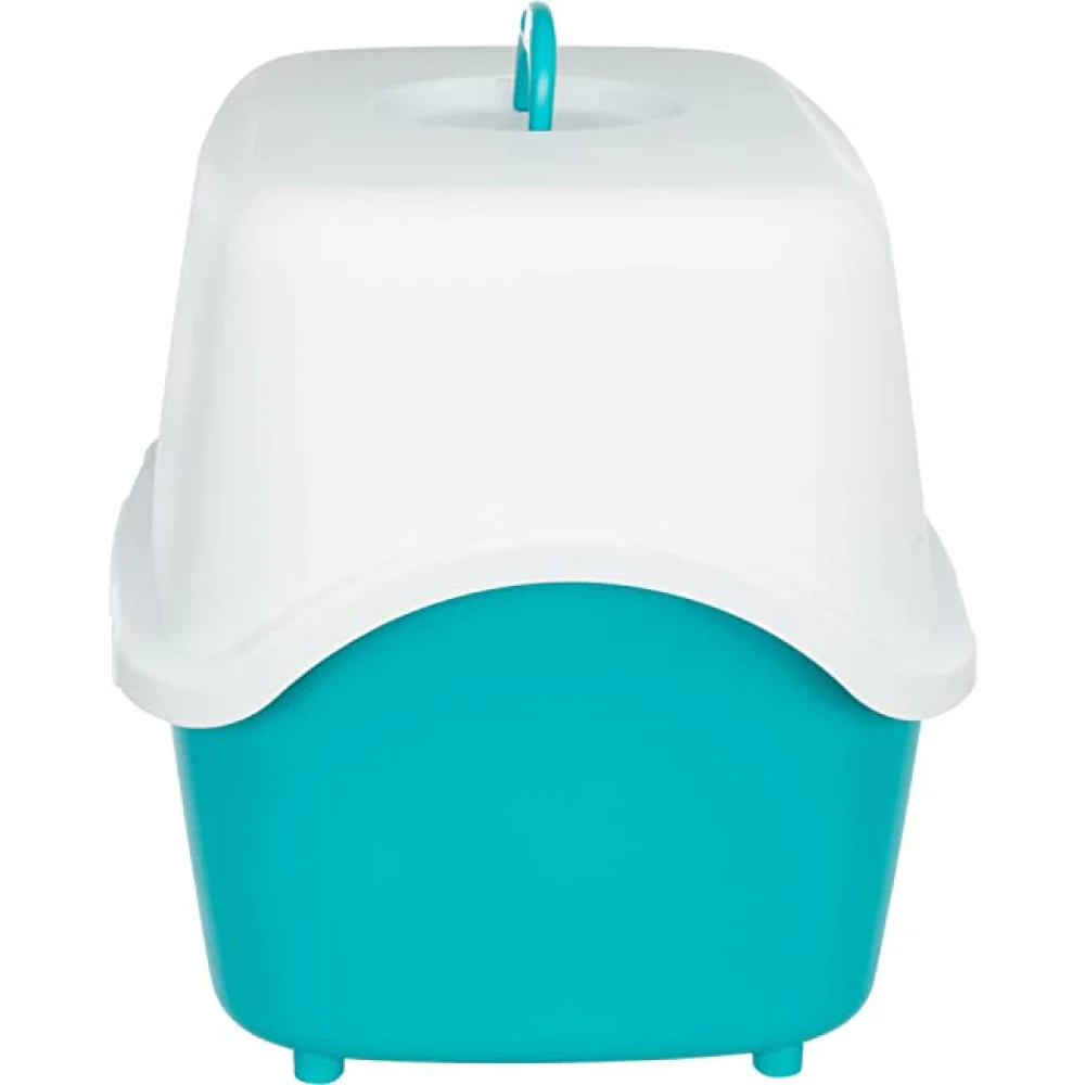 Trixie Vico Cat Litter Tray with Dome for Cats (Turquoise) - Image 3