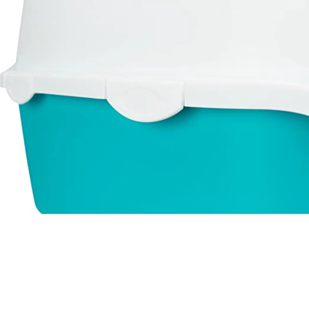 Trixie Vico Cat Litter Tray with Dome for Cats (Turquoise) - Image 6