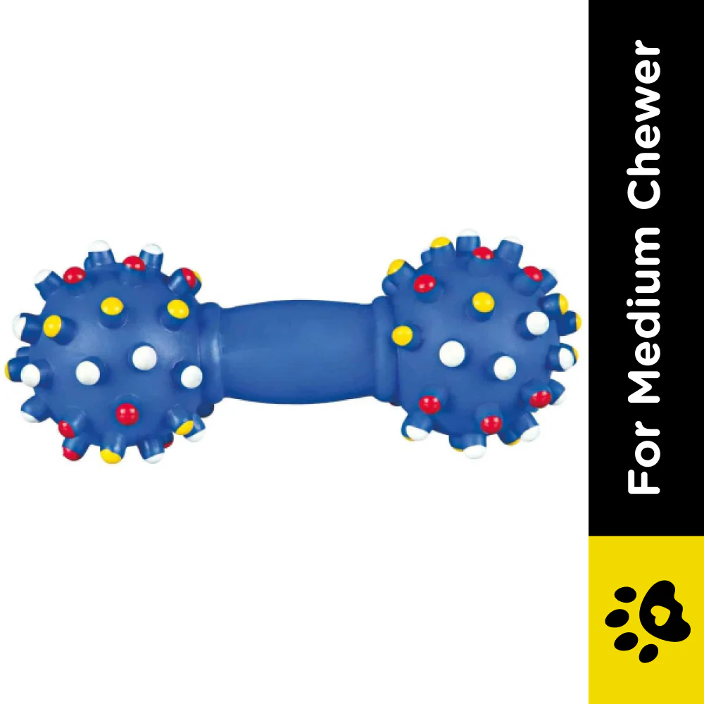Trixie Vinyl Dumbbell Toy for Dogs (Blue) - Image 2