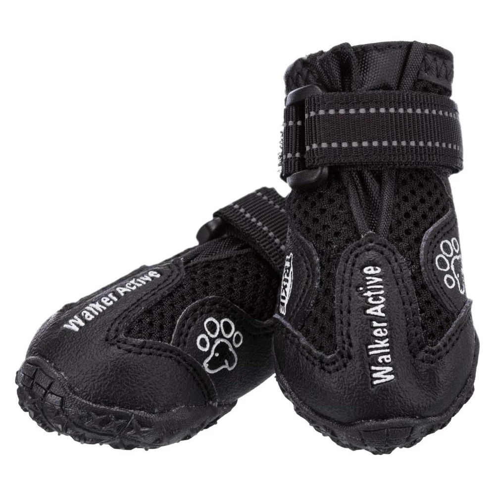 Trixie Walker Active Protective Boots for Dogs (Black, Set of 4) - Image 4