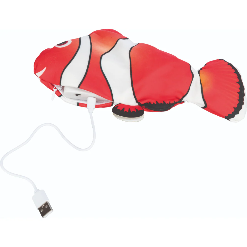 Trixie Wiggly Clown Fish Toy for Dogs (Orange) - Image 4