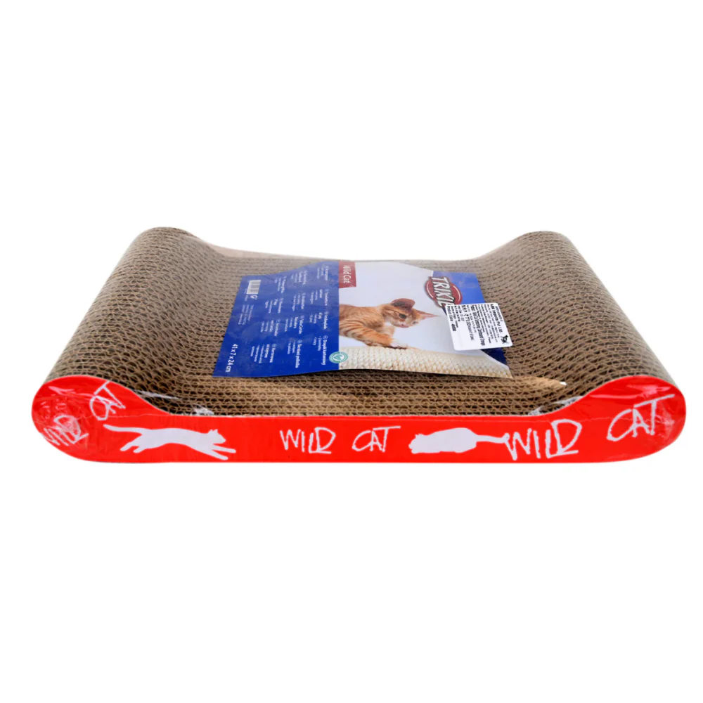 Trixie Wild Cat Scratching Cardboard for Cats (Orange) - Image 2