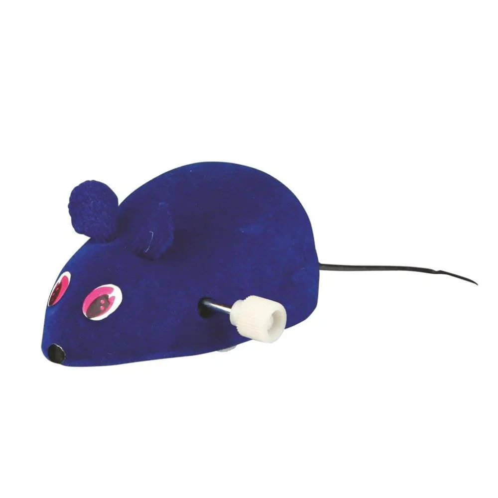 Trixie Wind Up Mouse Toy and Fofos Scandi Beetle with Wooden Stick Toy for Cats Combo - Image 4