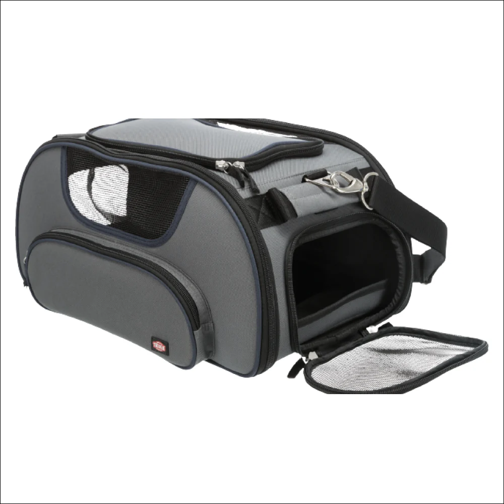 Trixie Wings Airline Carrier for Pets (Grey/Blue)