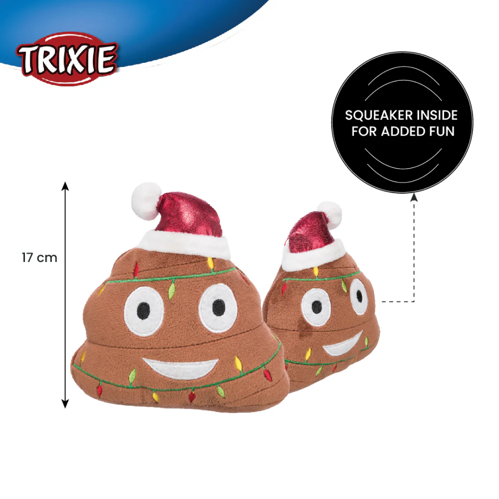 Trixie Xmas Emoticon Plush Toy for Dogs - Image 3