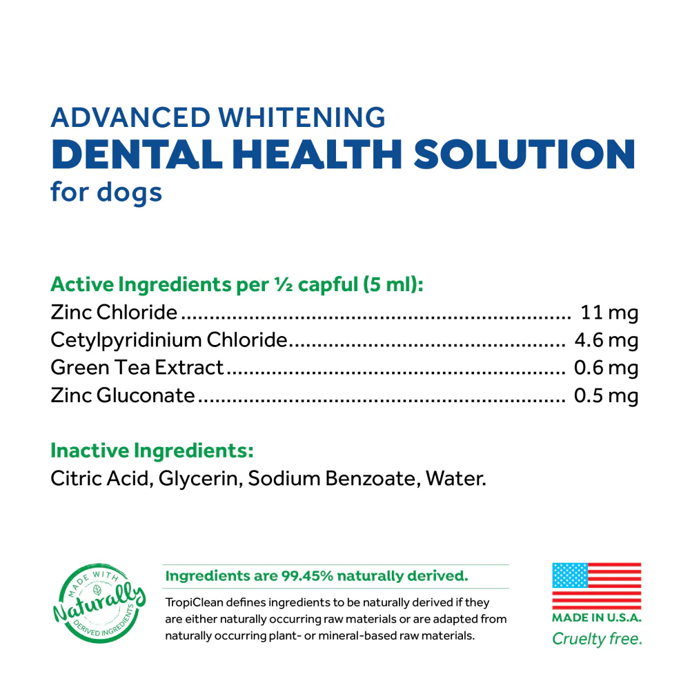 Tropiclean Advanced Whitening Oral Care Water Additive for Dogs - Image 11