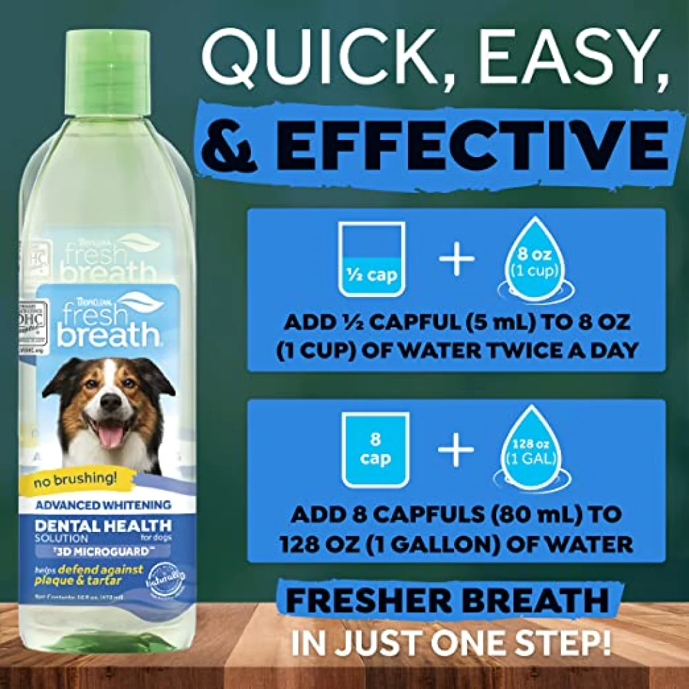 Tropiclean Advanced Whitening Oral Care Water Additive for Dogs - Image 9