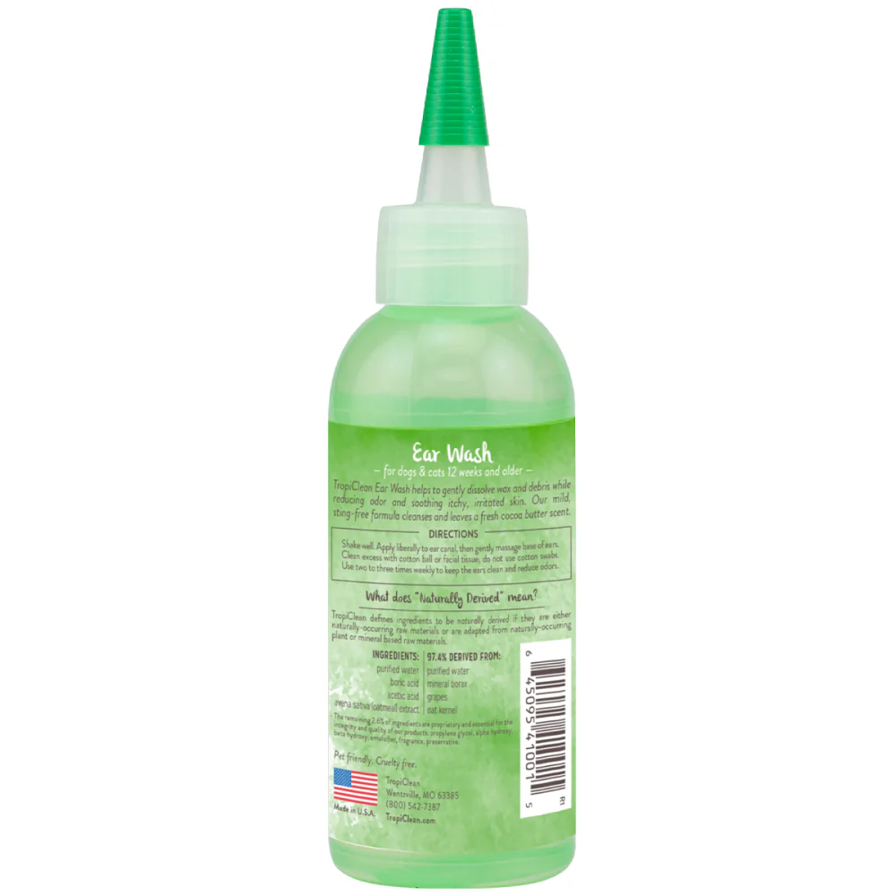 Tropiclean Alcohol Free Ear Wash for Dogs and Cats - Image 2