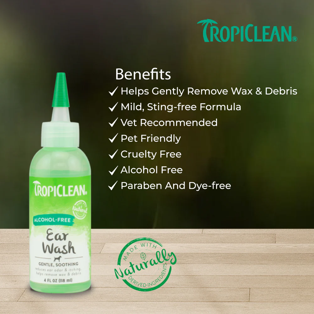 Tropiclean Alcohol Free Ear Wash for Dogs and Cats - Image 3