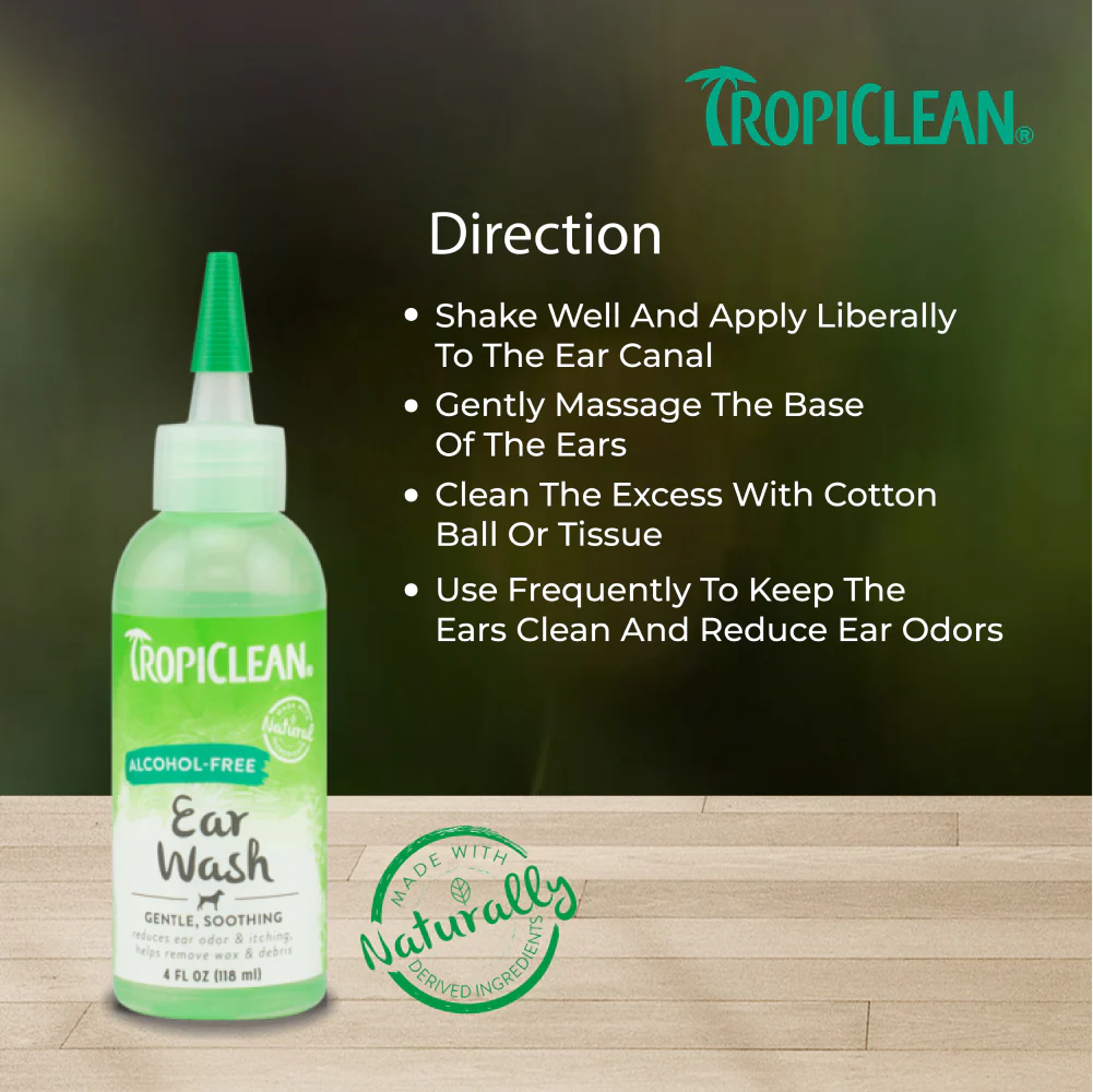 Tropiclean Alcohol Free Ear Wash for Dogs and Cats - Image 6