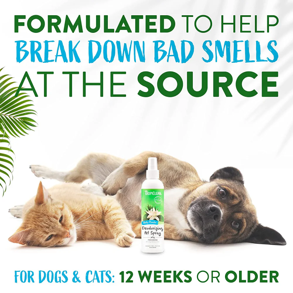 Tropiclean Baby Powder Cologne Spray for Dogs and Cats - Image 6