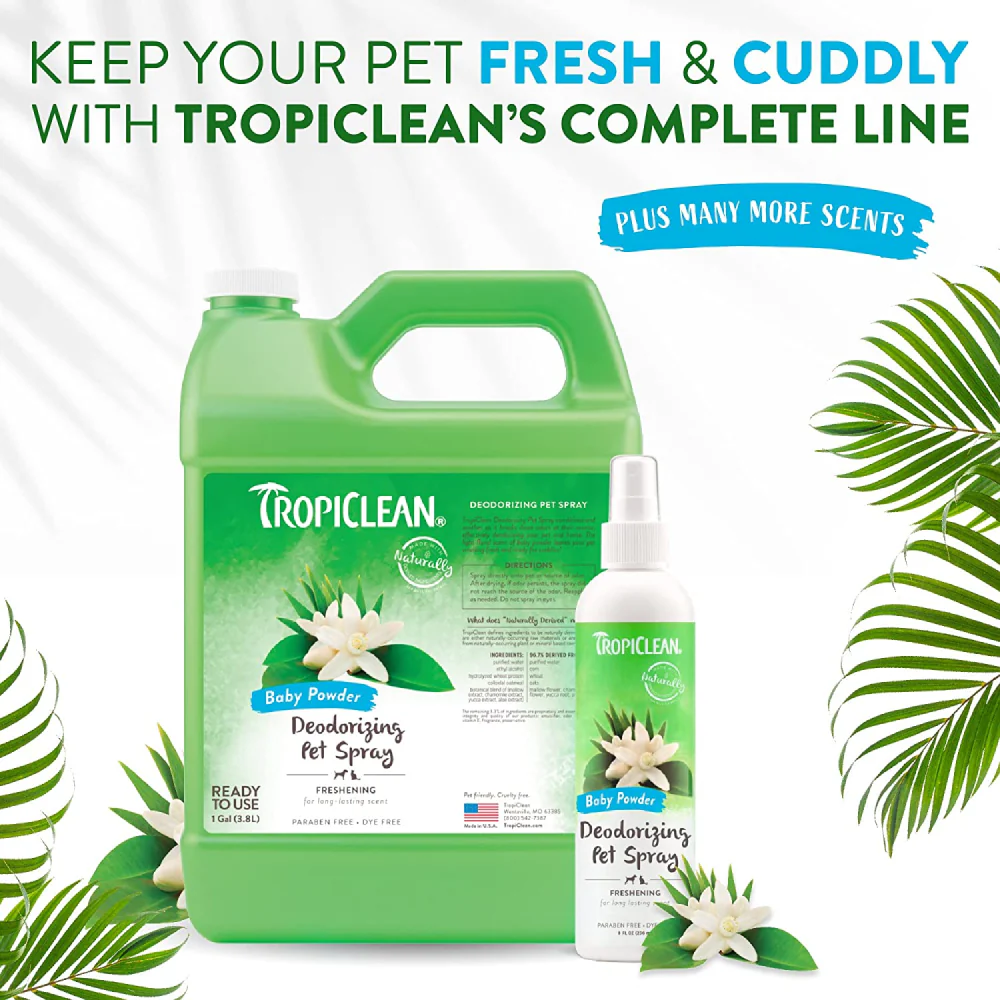 Tropiclean Baby Powder Cologne Spray for Dogs and Cats - Image 7
