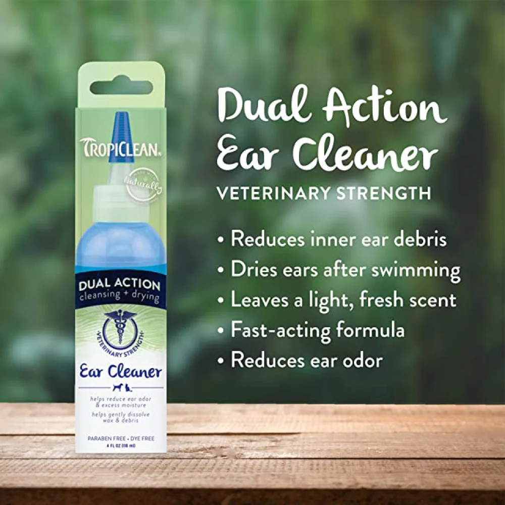 Tropiclean Dual Action Ear Cleaner for Dogs and Cats - Image 8