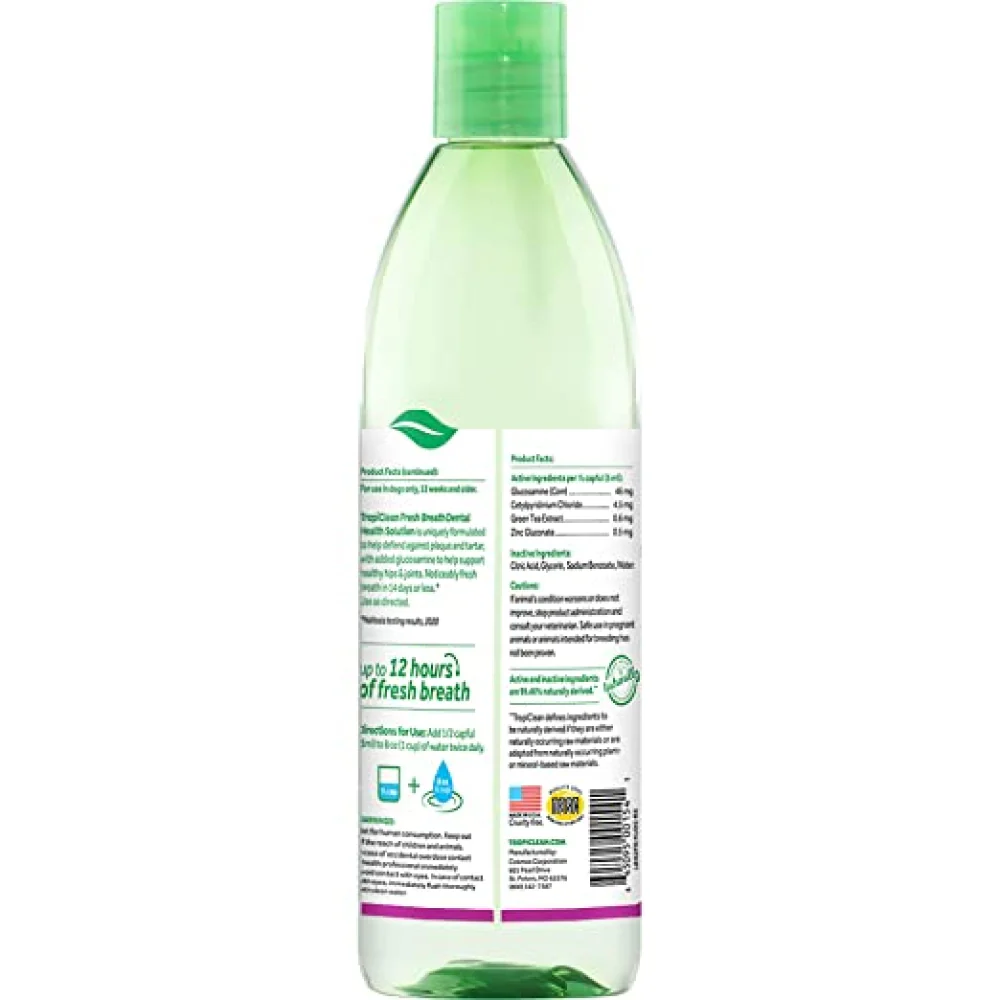 Tropiclean Fresh Breath Hip & Joint Water Additive for Dogs - Image 2