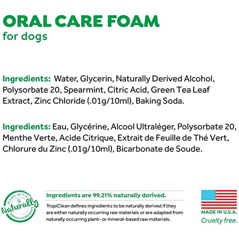 Tropiclean Fresh Breath Oral Care Foam For Dogs - Image 9