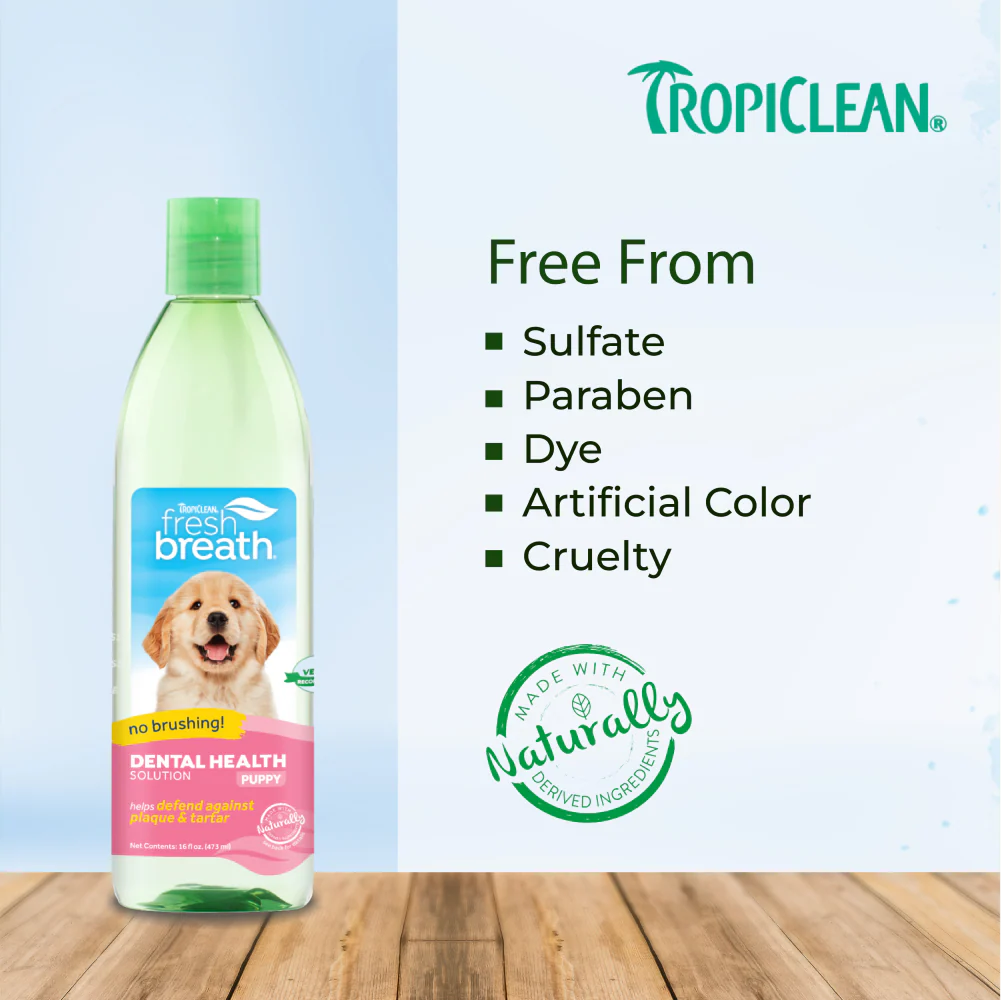 Tropiclean Fresh Breath Puppy Water Additive for Dogs - Image 10