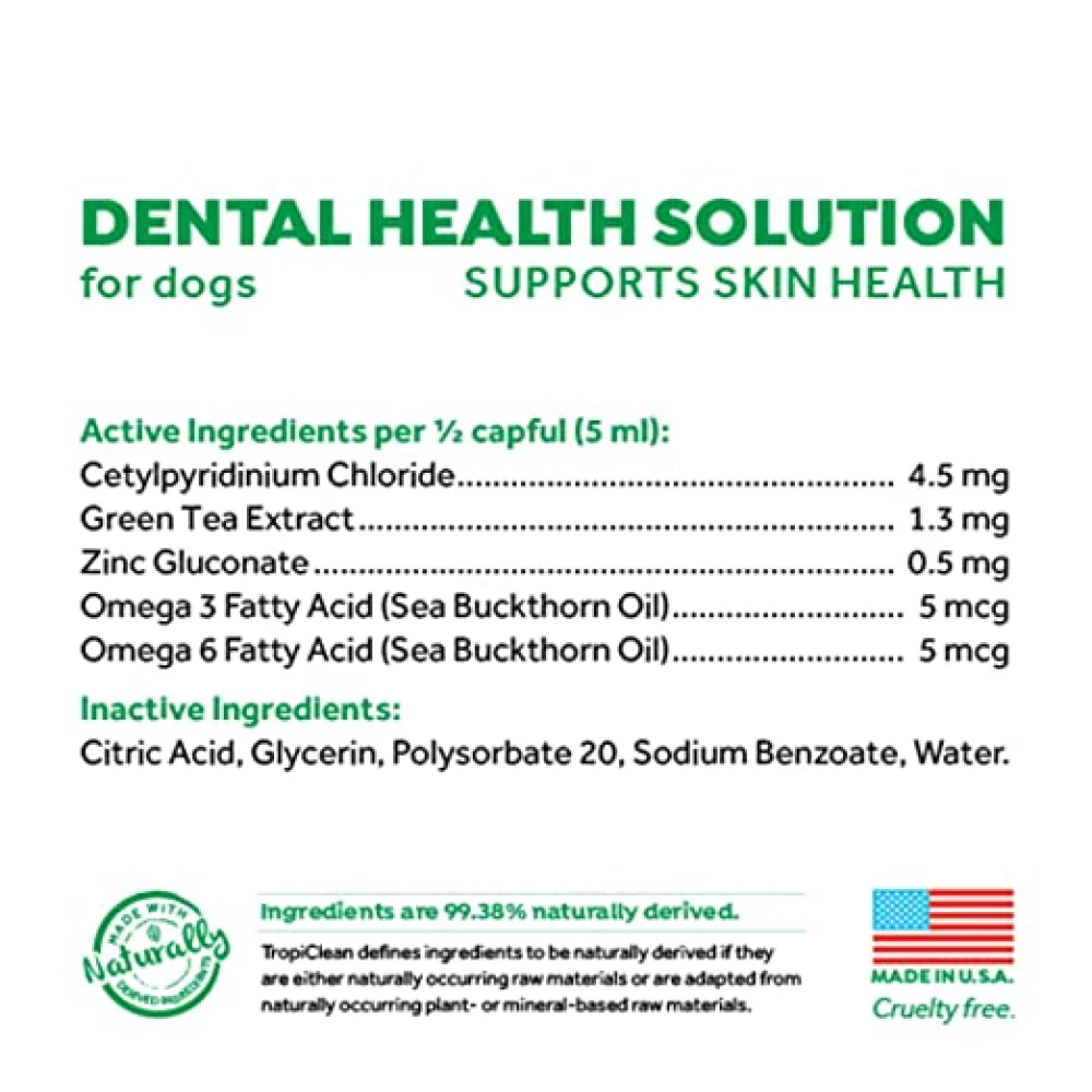 Tropiclean Fresh Breath Skin & Coat Water Additive for Dogs - Image 11