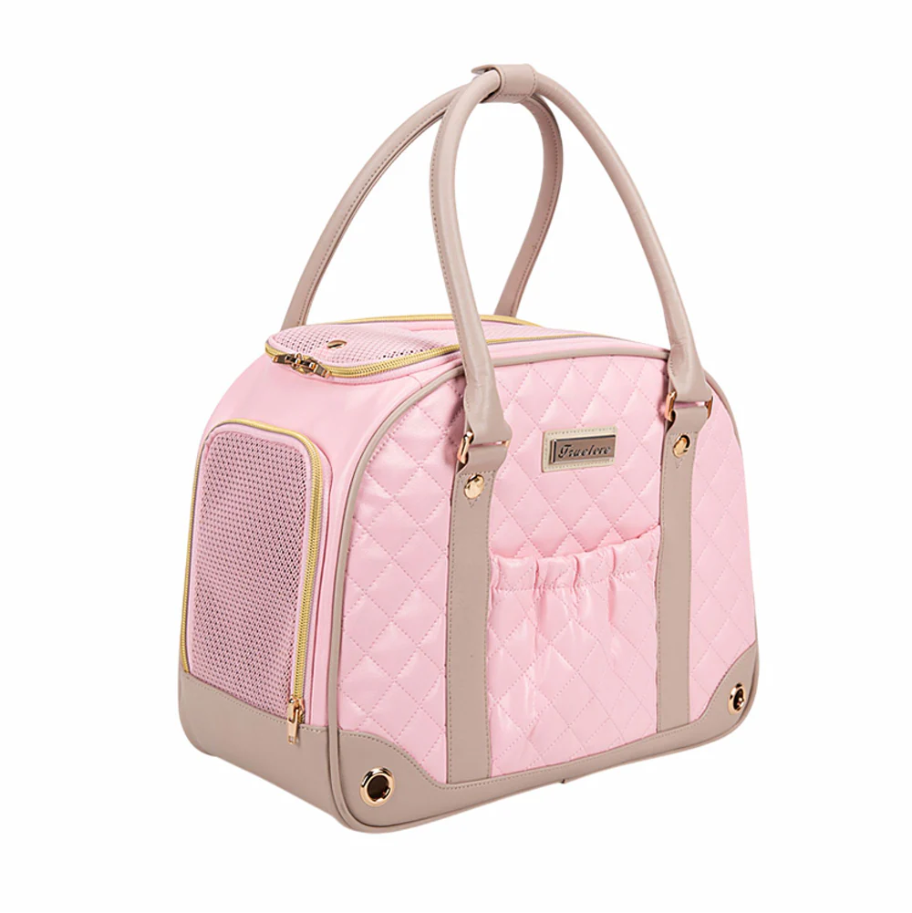 Truelove Chic Pet Travel Handbag for Dogs and Cats (Pink) - Image 7