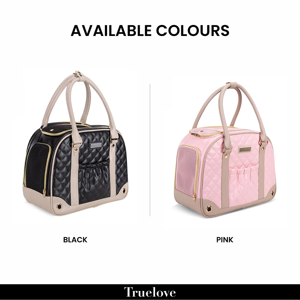 Truelove Chic Pet Travel Handbag for Dogs and Cats (Pink) - Image 8