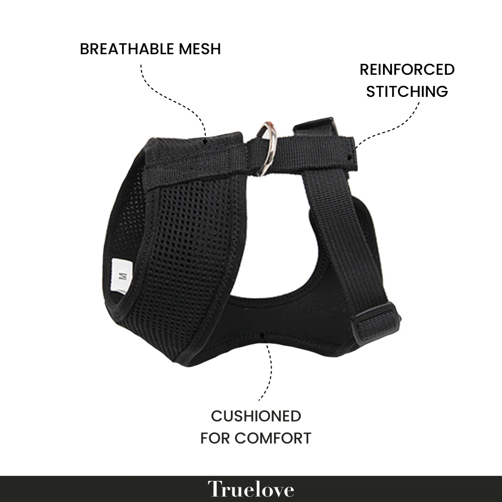 Truelove Harness for Cats and Small Dogs (Black) - Image 4