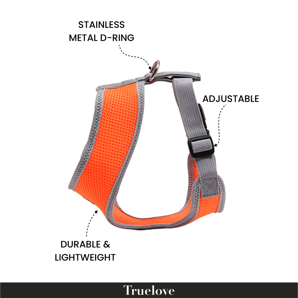 Truelove Harness for Cats and Small Dogs (Orange) - Image 5