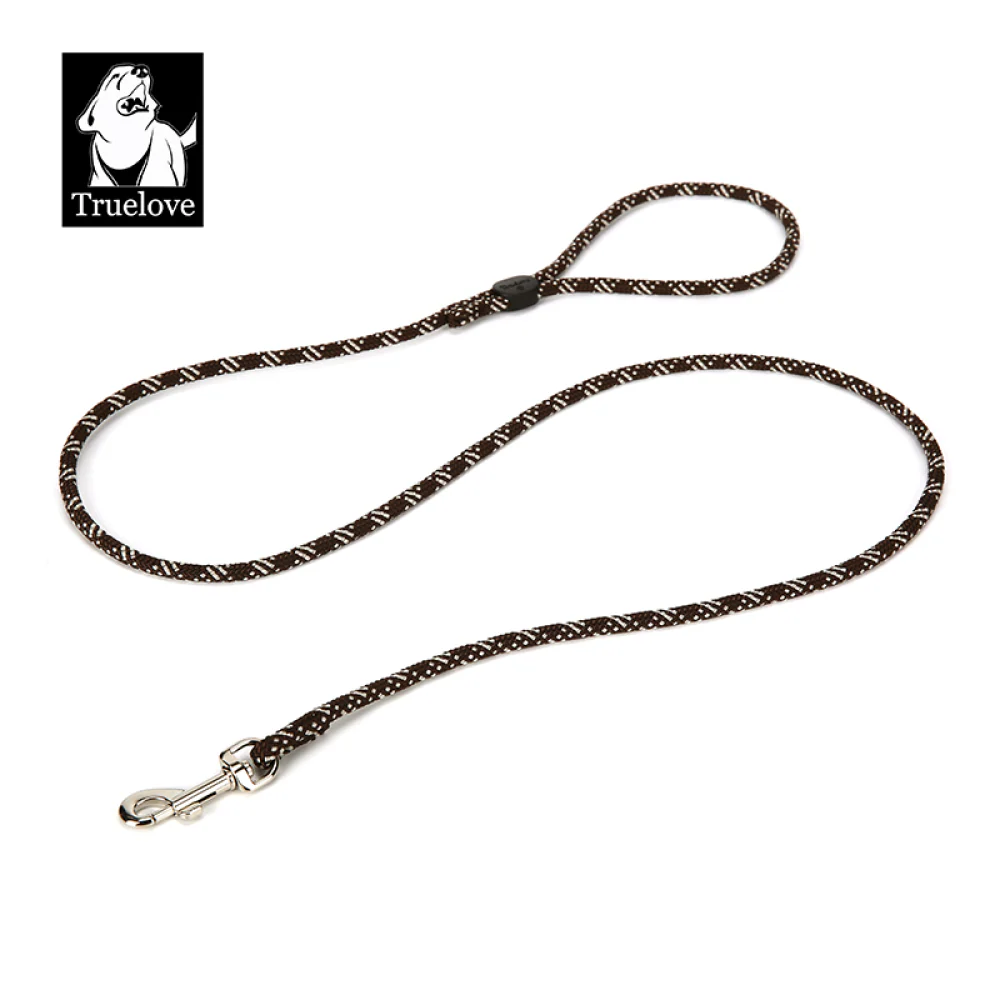Truelove High Density Reflective Rope Webbing Leash for Dogs (Brown) - Image 3