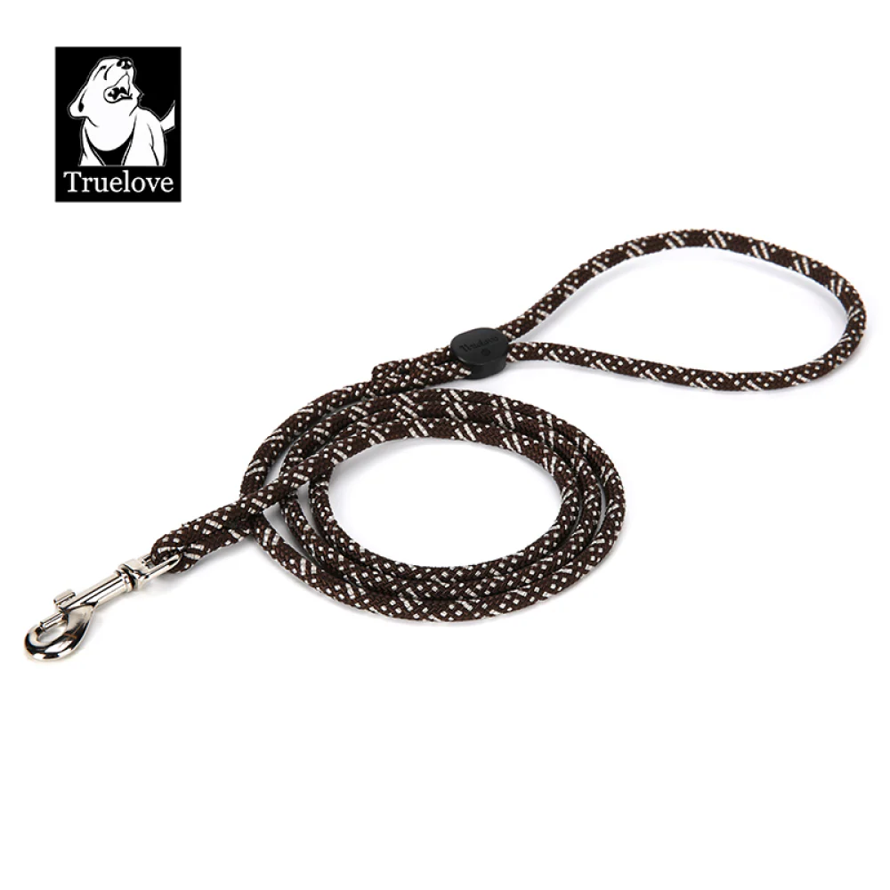 Truelove High Density Reflective Rope Webbing Leash for Dogs (Brown) - Image 6