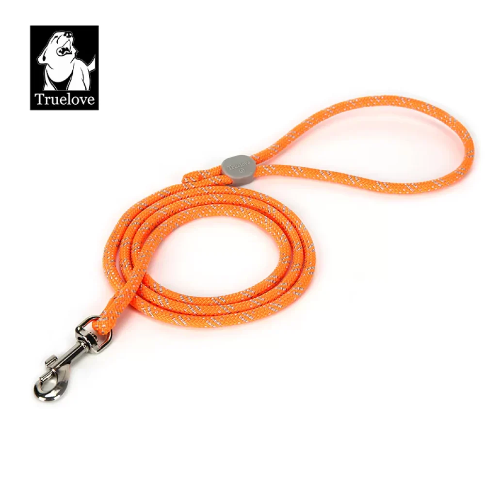 Truelove High Density Reflective Rope Webbing Leash for Dogs (Orange) - Image 5