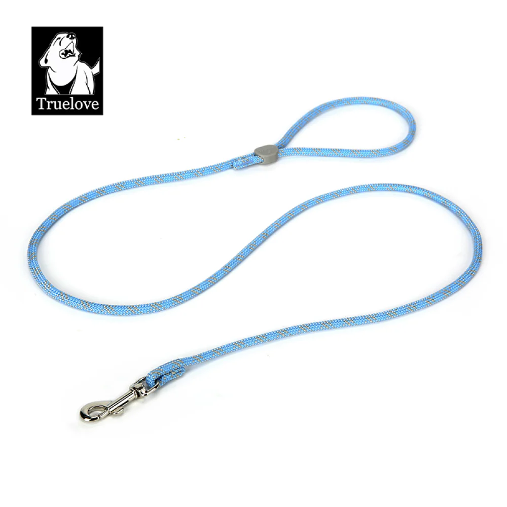 Truelove High Density Reflective Rope Webbing Leash for Dogs (Sky Blue) - Image 3