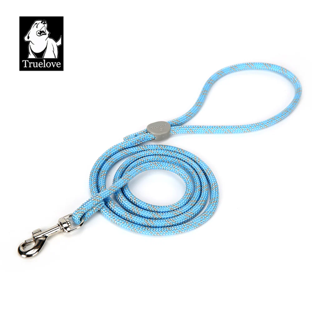 Truelove High Density Reflective Rope Webbing Leash for Dogs (Sky Blue) - Image 6