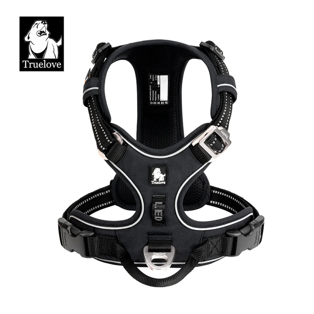 Truelove No Pull Cordura Harness with 3M Reflective Material for Dogs (Black) - Image 10