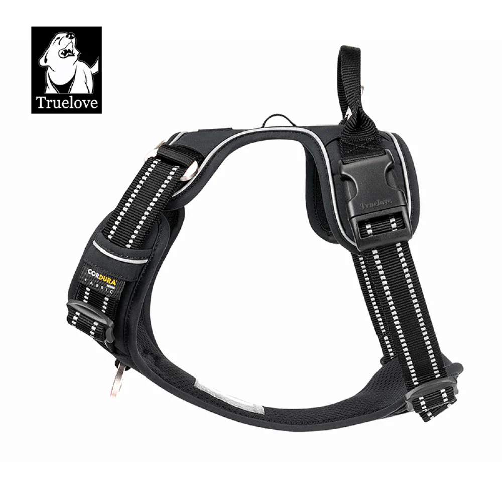Truelove No Pull Cordura Harness with 3M Reflective Material for Dogs (Black) - Image 8