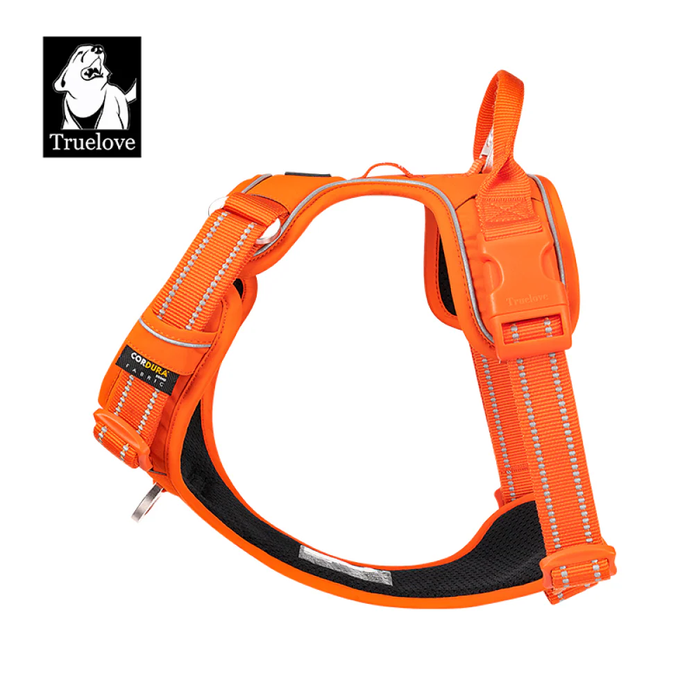 Truelove No Pull Cordura with 3M Reflective Material Harness for Dogs (Orange) - Image 6
