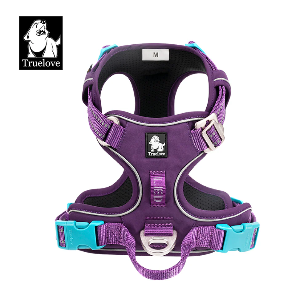 Truelove No Pull Cordura Harness with 3M Reflective Material for Dogs (Purple) - Image 9