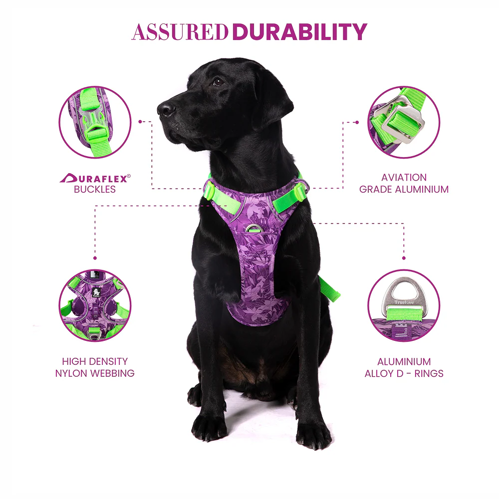 Truelove No Pull Special Edition Harness for Dogs (Camouflage Purple) - Image 4