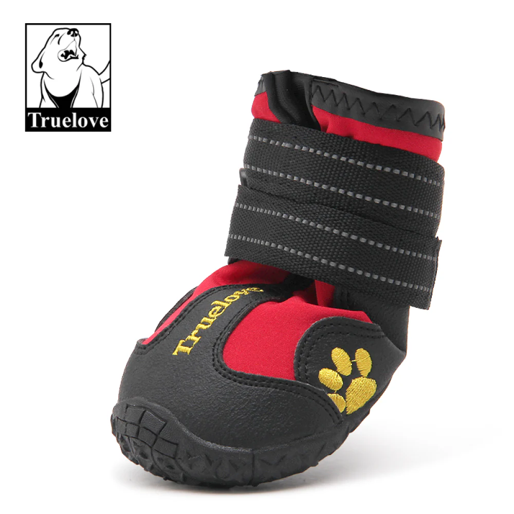 Truelove Waterproof Pet Boots for Dogs (Red, Set of 4) - Image 5