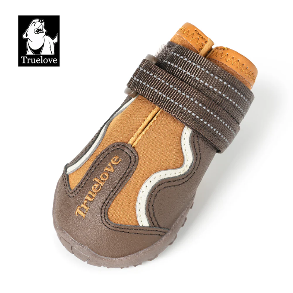 Truelove Reflective Waterproof and TPR Sole Shoes for Dogs (Pinecone/Glazed Ginger, Set of 4) - Image 8