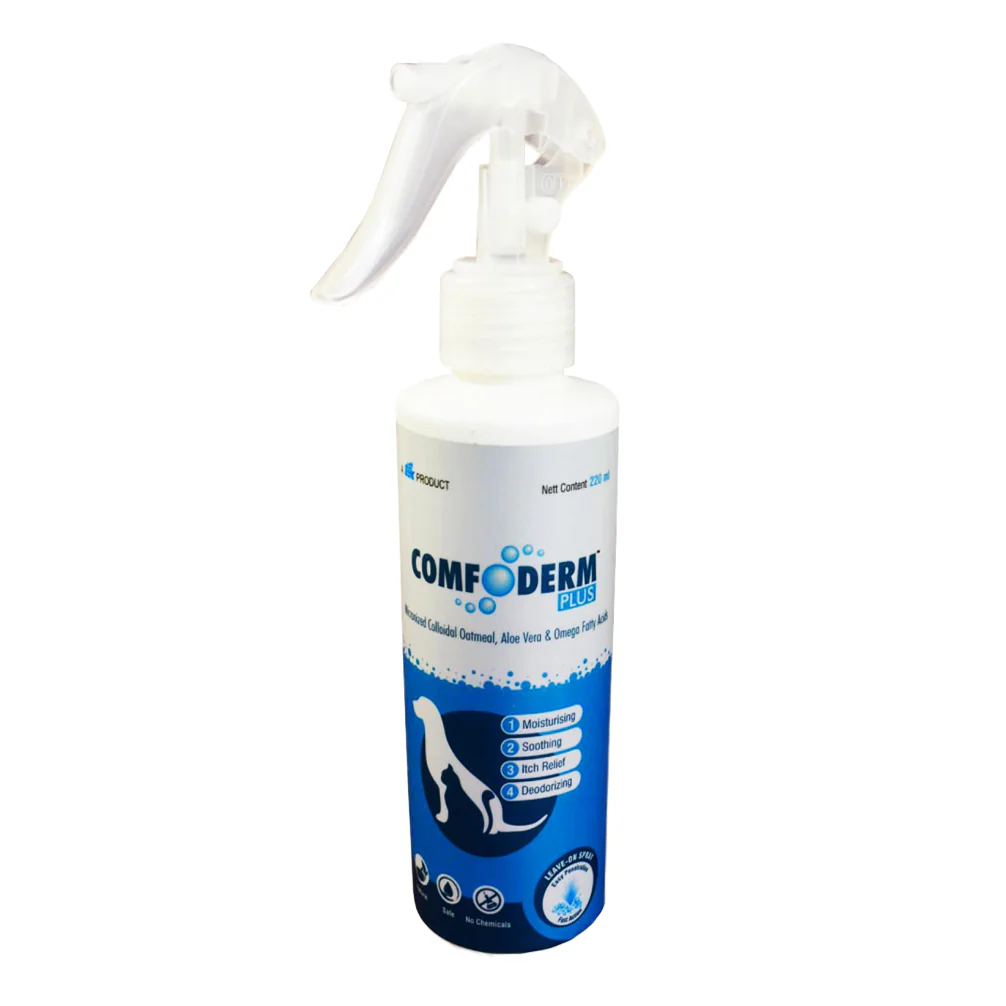 Ttk Comfoderm Plus Oatmeal Anti Itch and Deodorizing Spray for Dogs & Cats - Image 2
