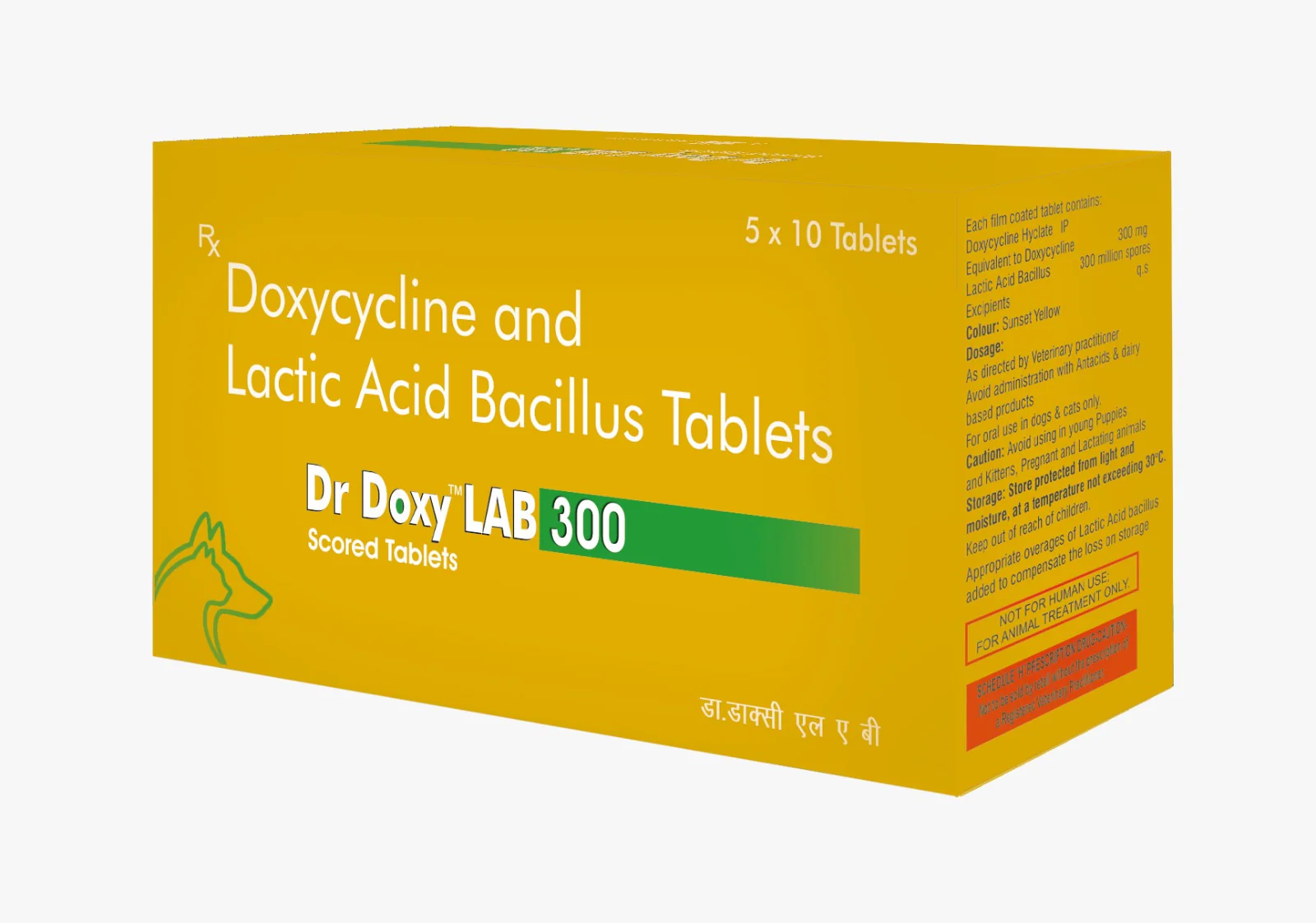 TTK Dr Doxy LAB 300mg Tablets for Dogs & Cats (Doxycycline &  Lactic Acid Bacillus) - Image 2