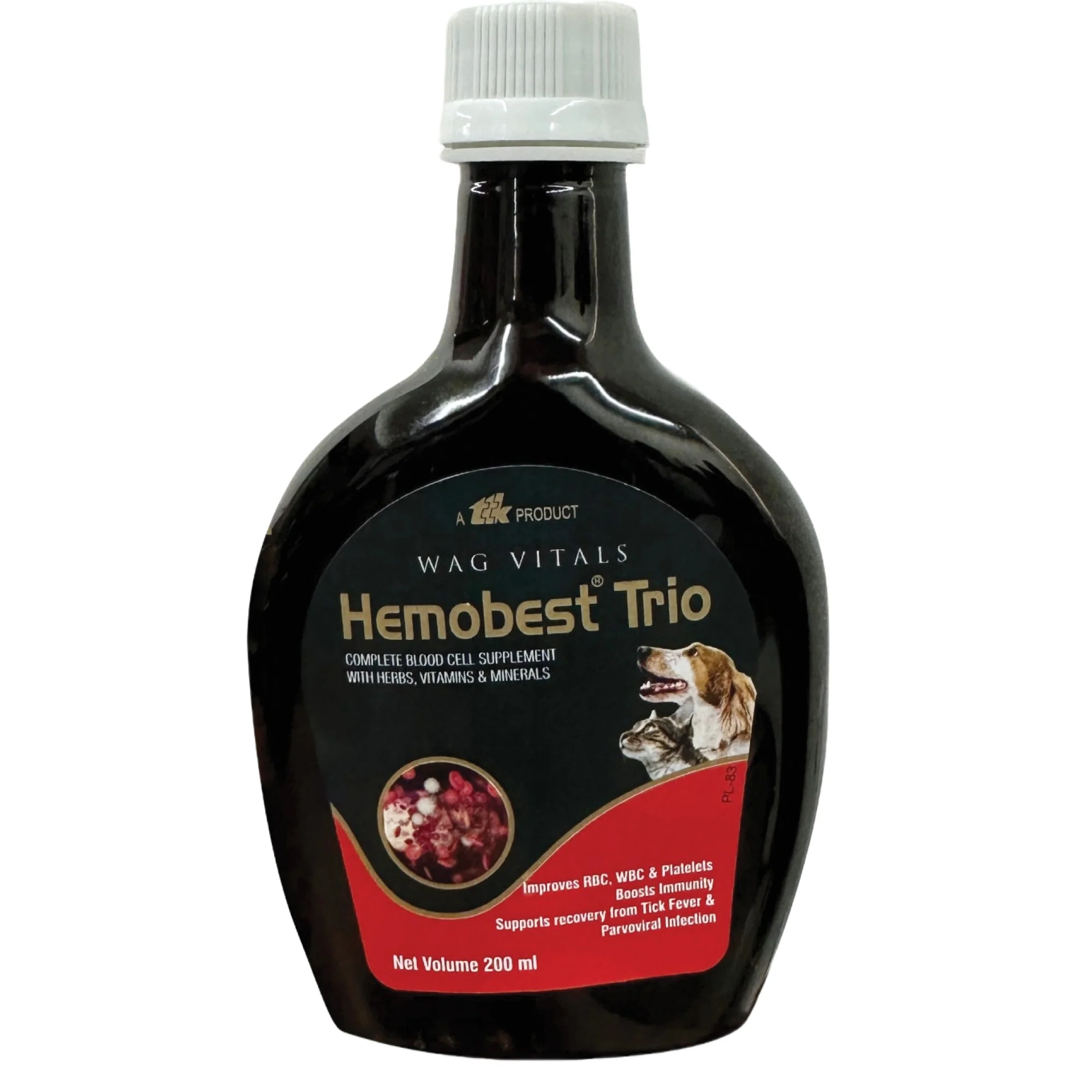 TTK Hemobest Trio RBC WBC and Platelets Enhancer for Dogs and Cats - Image 2