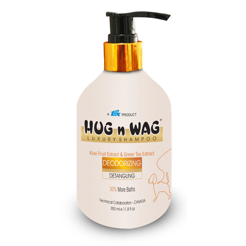 Ttk Hug n Wag Luxury Deodorizing Shampoo with Hyaluronic acid for Dogs