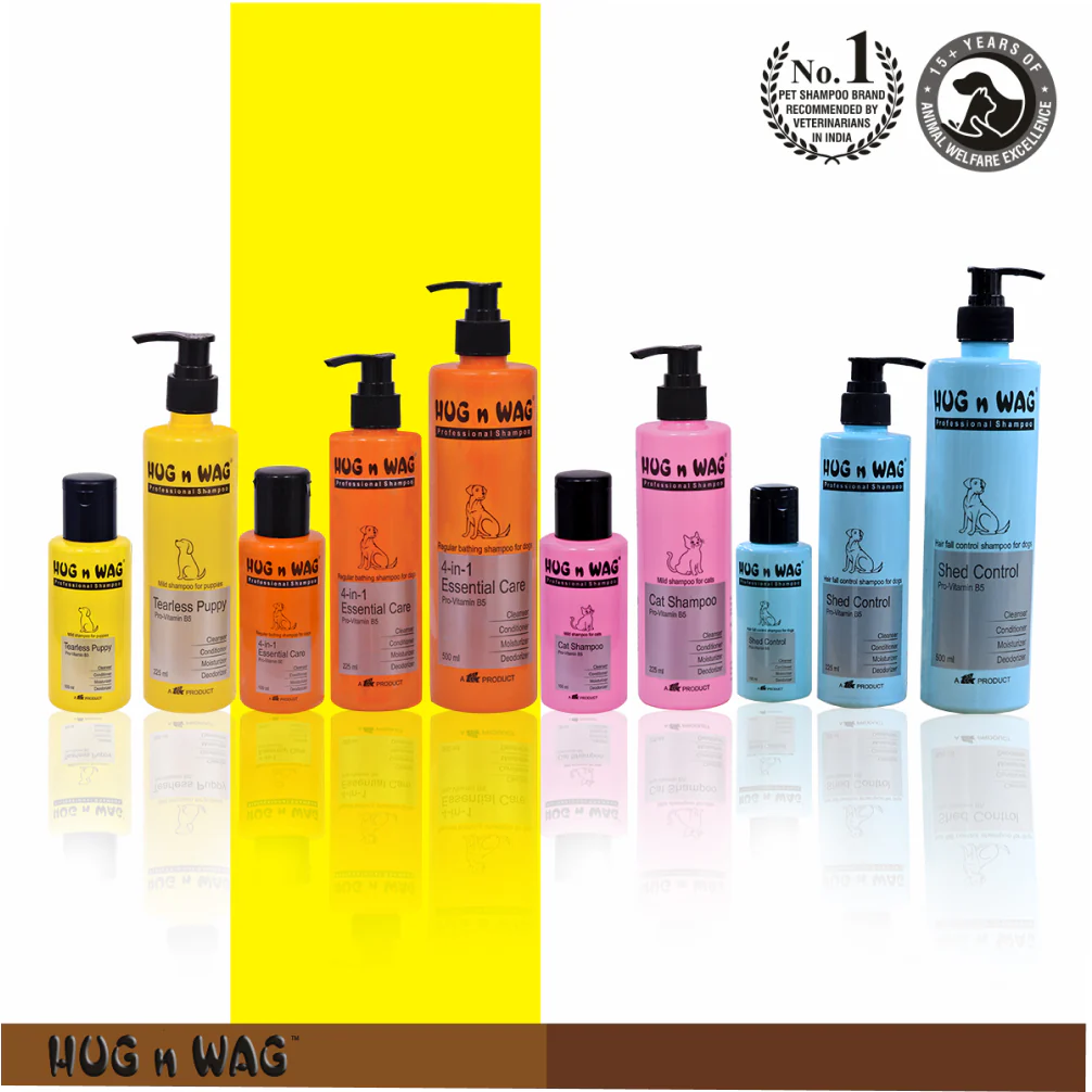 Ttk Hug n Wag Professional 4 in 1 Essential Care Shampoo with Pro Vitamin B5 for Dogs - Image 11