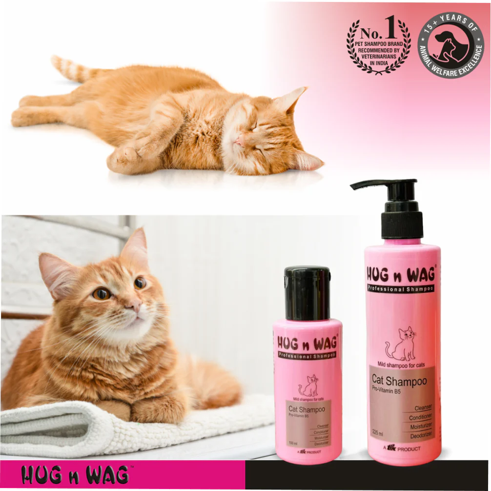 Ttk Hug n Wag Professional Mild Cat Shampoo with Pro Vitamin B5 - Image 8