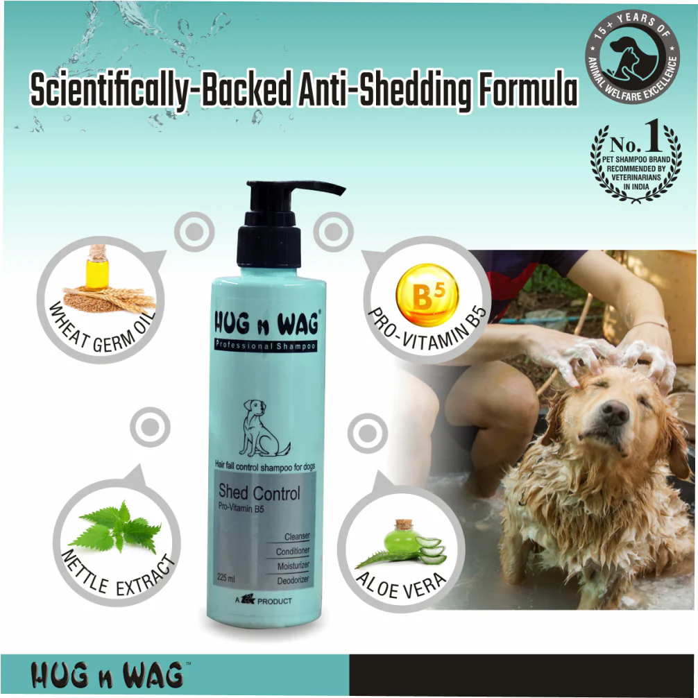 Ttk Hug n Wag Professional Shed Control Shampoo with Pro Vitamin B5 for Dogs - Image 12