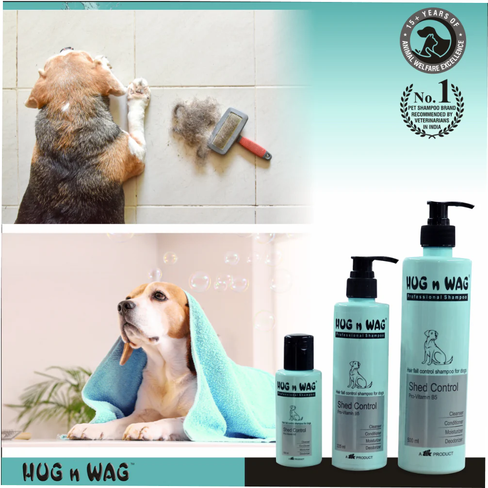Ttk Hug n Wag Professional Shed Control Shampoo with Pro Vitamin B5 for Dogs - Image 13