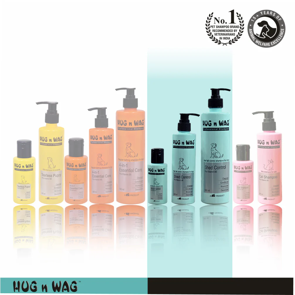 Ttk Hug n Wag Professional Shed Control Shampoo with Pro Vitamin B5 for Dogs - Image 7